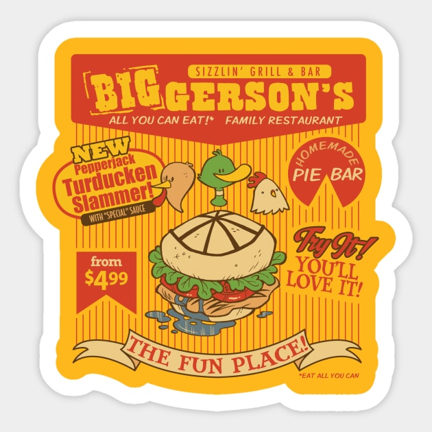 Biggersons Sticker by tomkurzanski